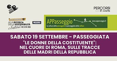 La passeggiata "Le Donne della Costituente"